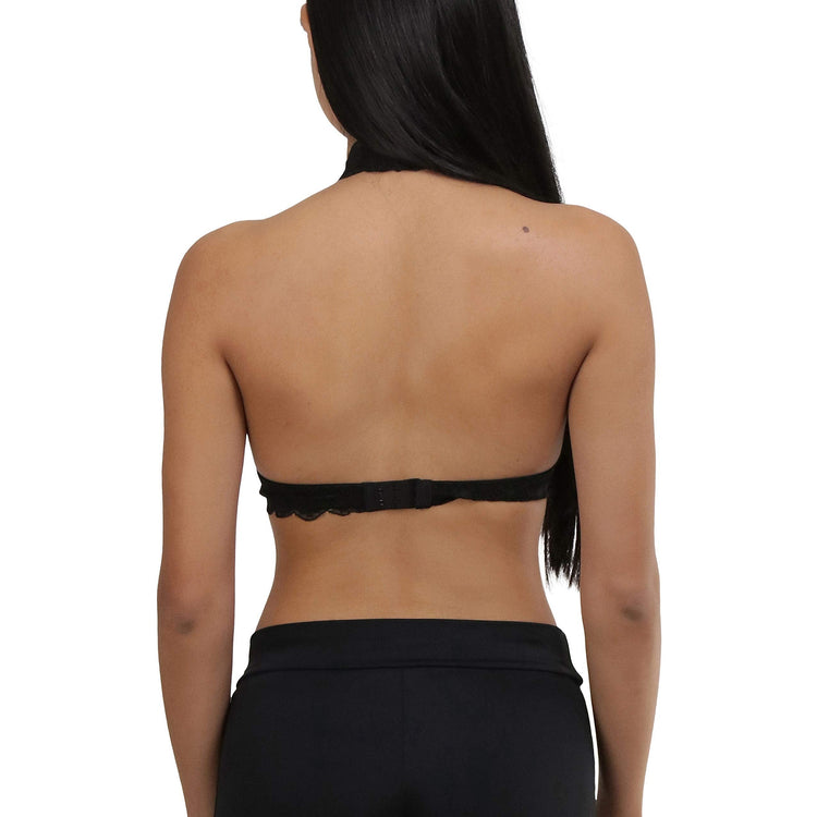 Women's Sheer Lace Halter Top Bralette