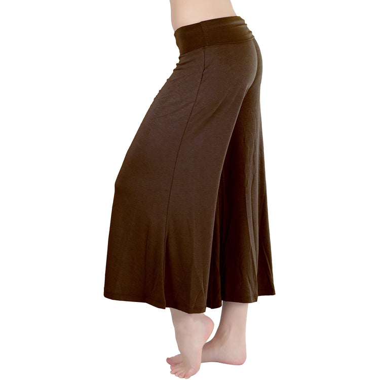 Women's Premium Fabric Gaucho Capri Pants