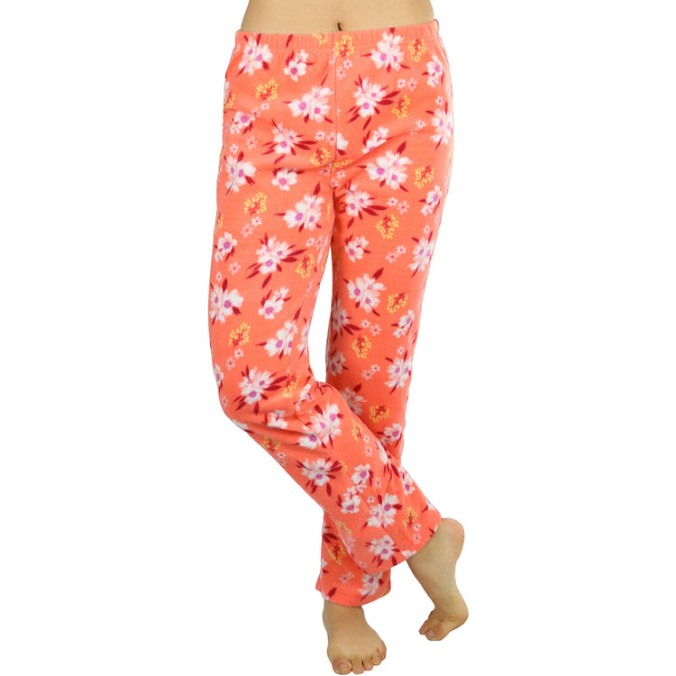 Women's Classic Poly Fabric Ankle Length Pajama Bottoms