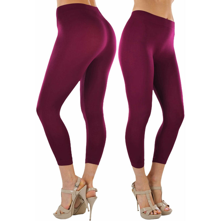 Women's Footless Elastic Stretch Leggings