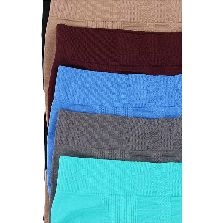 Women's Pack of 6 Stretchy Microfiber Cheeky Boyshort Panties