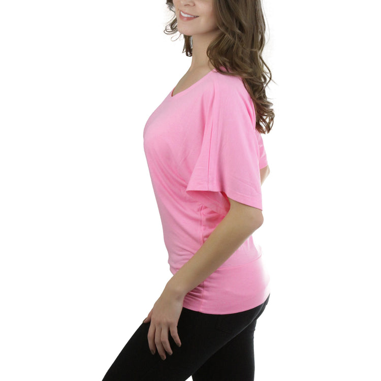 Women's Oversized Off The Shoulder Dolman Blouse