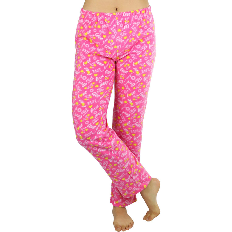 Women's Classic Poly Fabric Ankle Length Pajama Bottoms