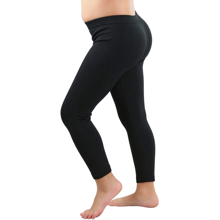 Girl’s Fun Seamless Poly Blend Lightweight Opaque Capri Tights