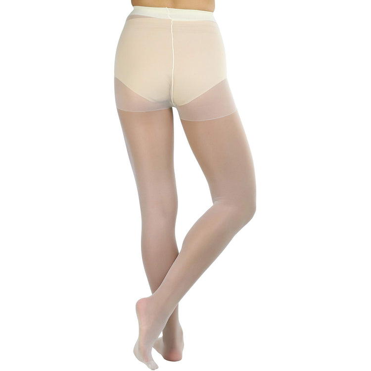 Women's Pack of 6 Plain Full Length Pantyhose