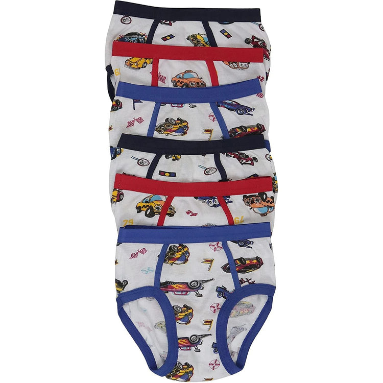Boy's Pack of 6 Cool Graphic Briefs