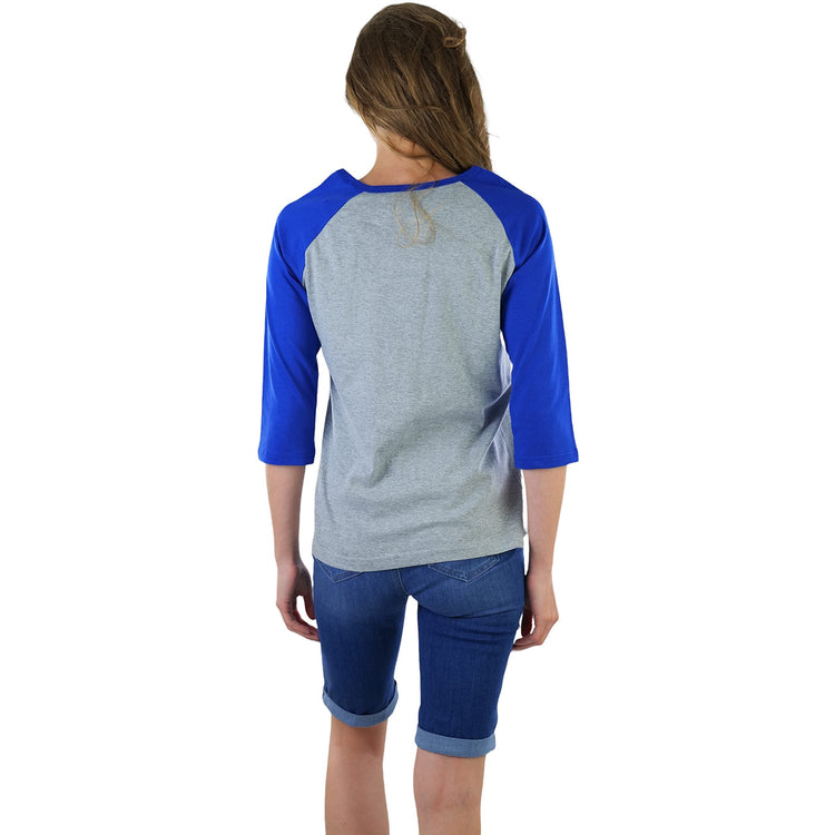 Women's Classic Two Color Cotton Baseball T-Shirts