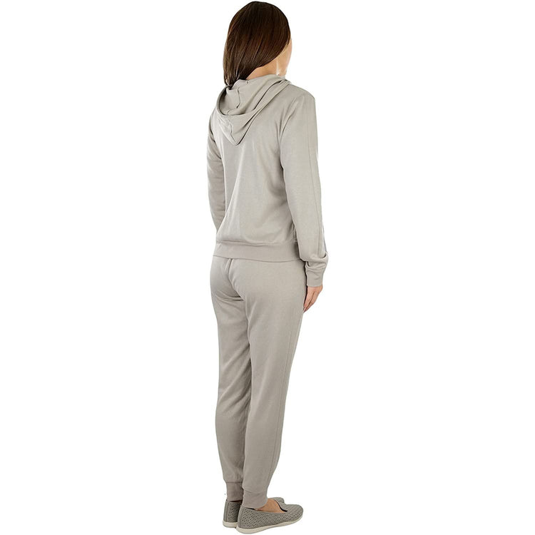 ToBeInStyle Women's French Terry Lightweight Hooded Jacket & Pants