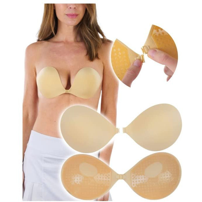 Women's Reusable Self Adhesive Rounded Silicone Bra