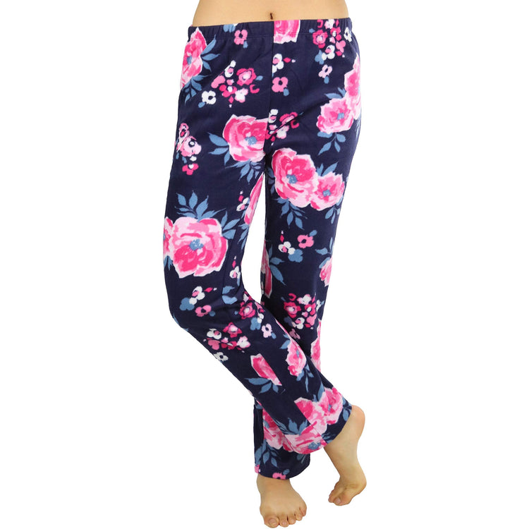 Women's Classic Poly Fabric Ankle Length Pajama Bottoms