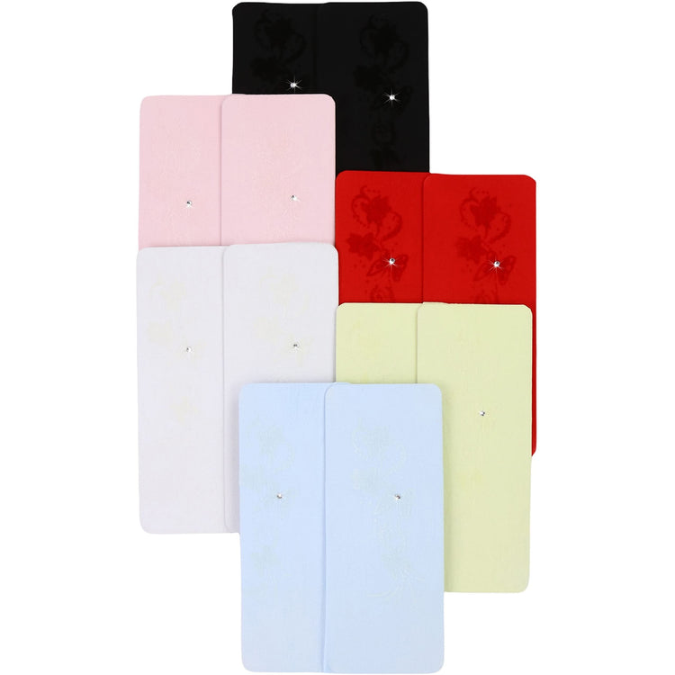 Girls to Junior Pack of 6 Opaque Nylon Tights Pantyhose Age: 1-12 Years Old