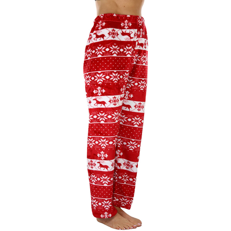 Women's Poly Fabric Ankle Length Pajama Bottoms