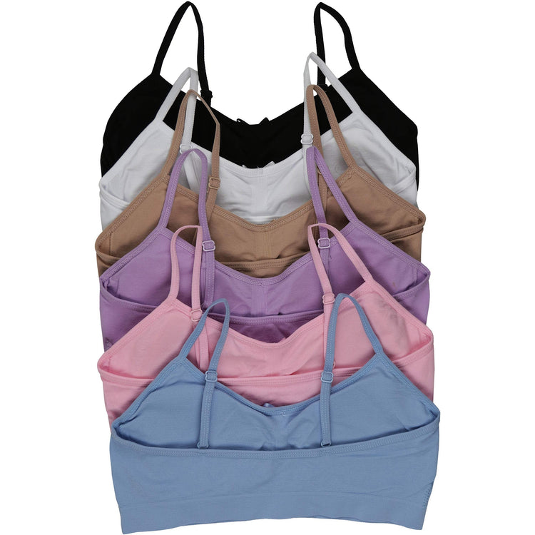 Girls’ Basic Pack of 6 Training Bras
