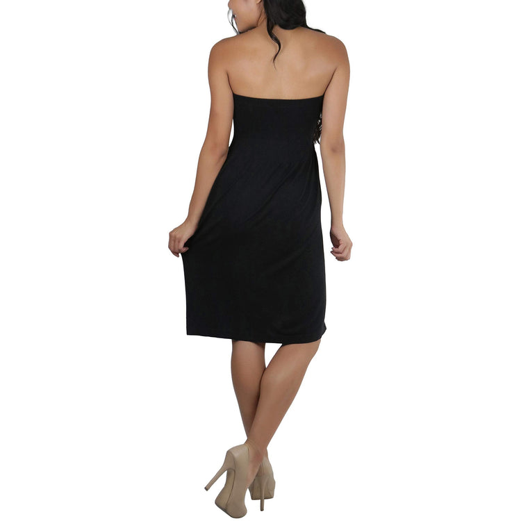 Women's Summer Tube Top Mini Dress