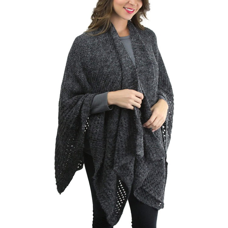 Women's Drape Ruana Without Armholes