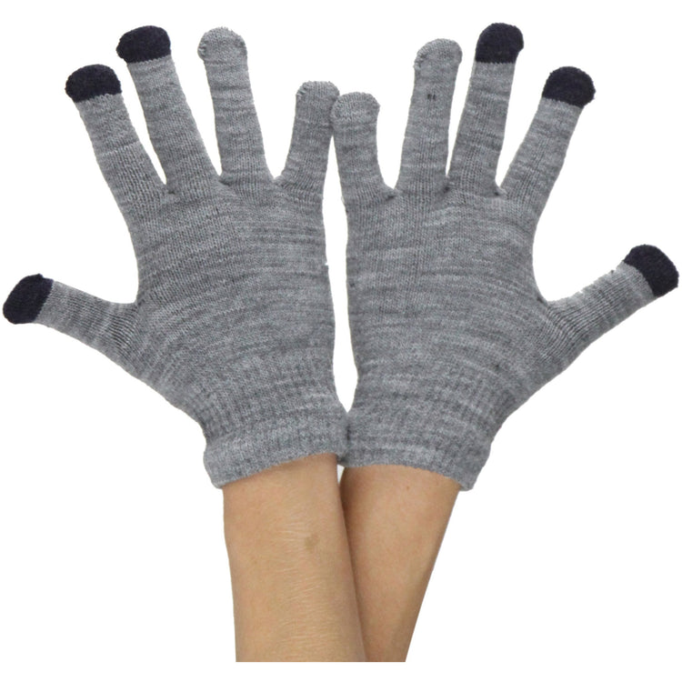 Women's Pack of 6 Assorted Styles Winter Gloves