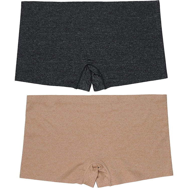 ToBeInStyle Womenโs Pack of 6 Comfortable No Panty Line Laser Cut Boyshorts