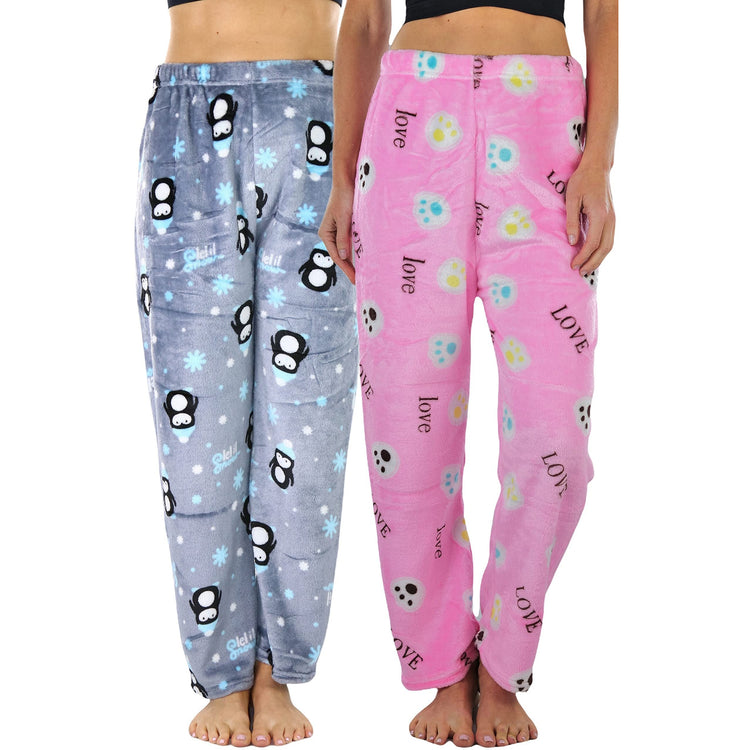 Women's Poly Fabric Ankle Length Pajama Bottoms