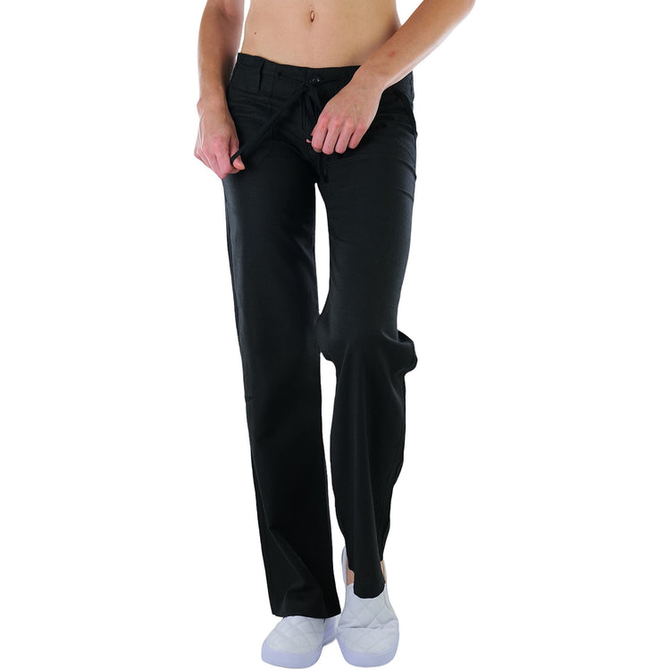 Women's Comfy Casual Rayon Blend Pants with Drawstring Waist