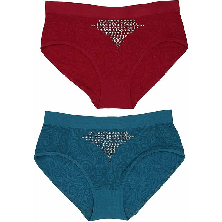 Women’s Pack of 6 Comfortable Bikini Brief Panties