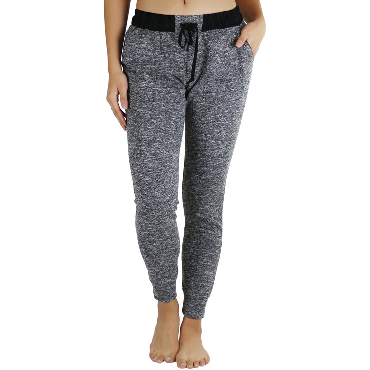 Women's Heathered French Terry Jogger Pants