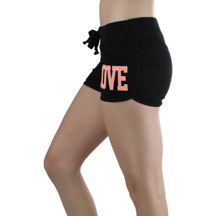 ToBeInStyle Women’s Athletic Chic Drawstring Elastic Waist Yoga Mini Shorts
