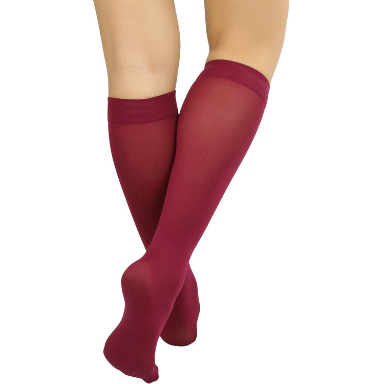 Womens Pack of 6 Knee High Trouser Professional Socks