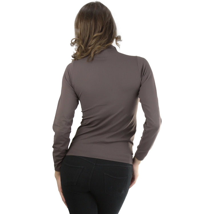 Women's Long Sleeve Turtle Neck Top