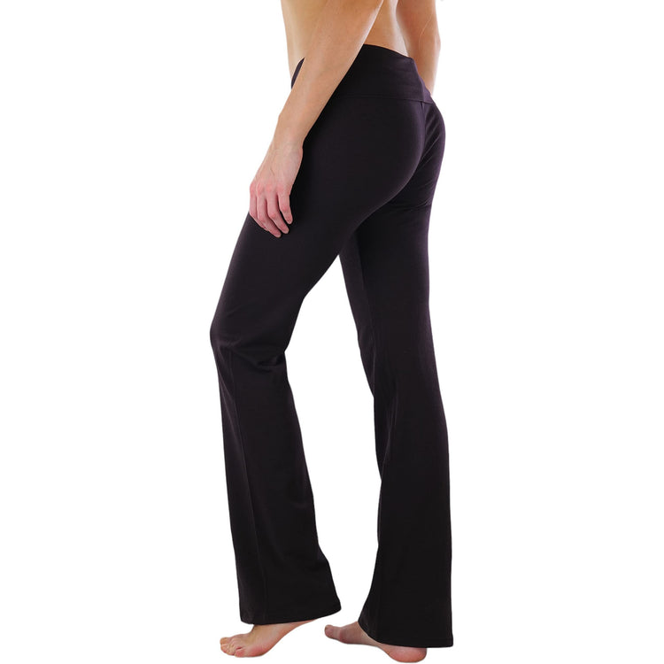 Women's Low Rise Sweatpants w/Fold-Over Waistband