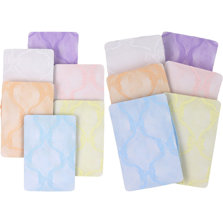 Girls to Junior Pack of 6 Opaque Nylon Tights Pantyhose Age: 1-12 Years Old