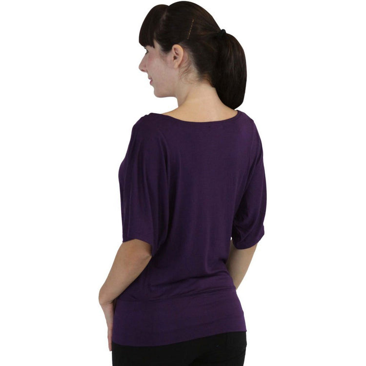 Women's Oversized Off The Shoulder Dolman Blouse