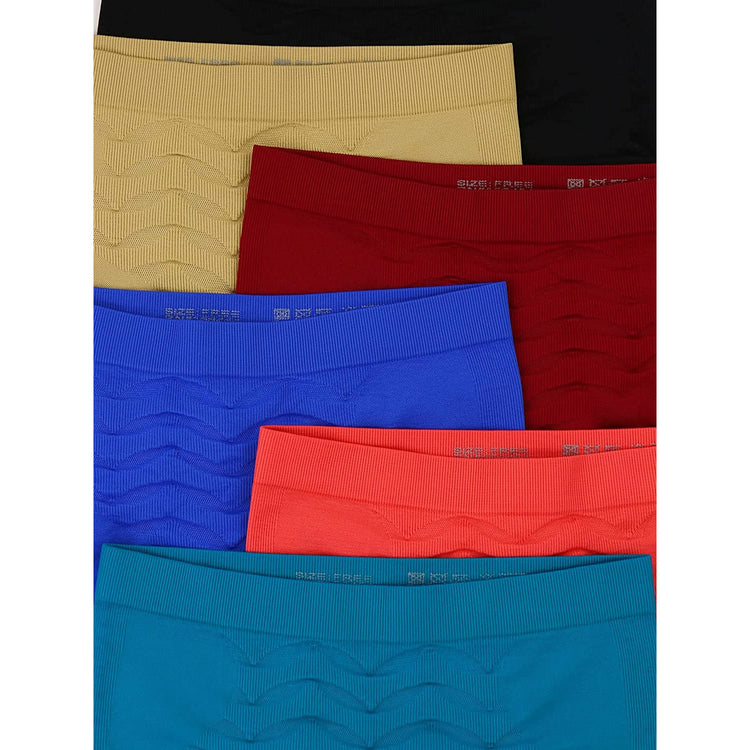 Women's Pack of 6 Stretchy Microfiber Cheeky Boyshort Panties