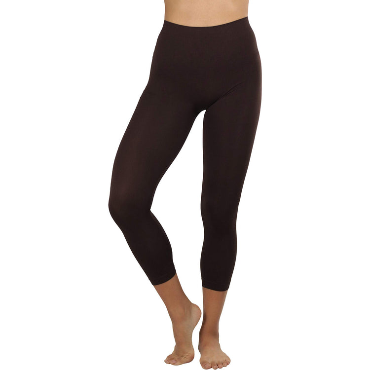 Women’s Capri Length Seamless Lightweight Stretch Leggings