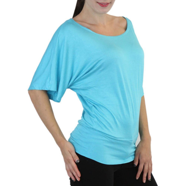 Women's Oversized Off The Shoulder Dolman Blouse