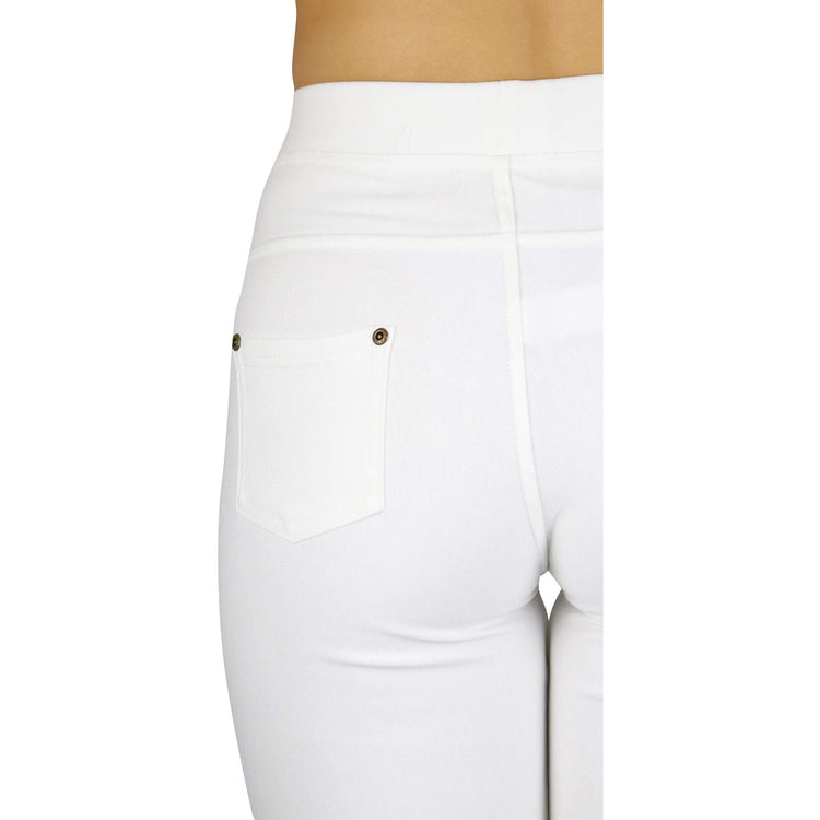 Women's Denim Like Skinny Fit Stretch Jeggings Pants
