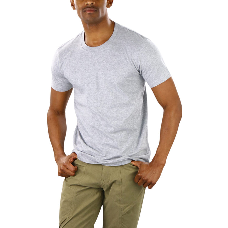 Men's Plain Crew Neck T-Shirt