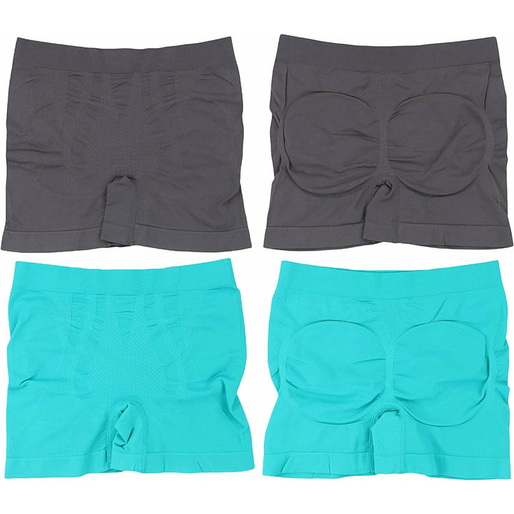 Women's Pack of 6 Stretchy Microfiber Cheeky Boyshort Panties