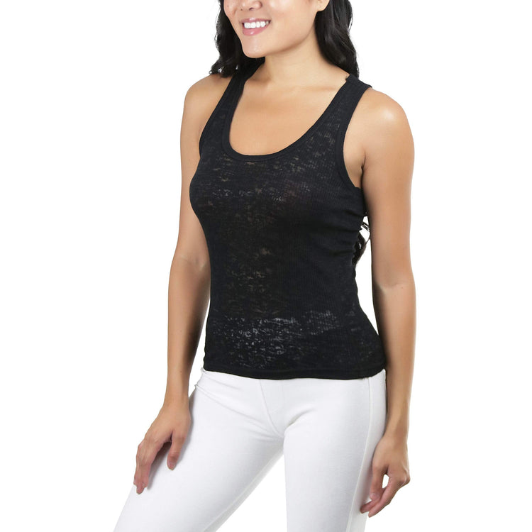 Women's Burnout Tank Top