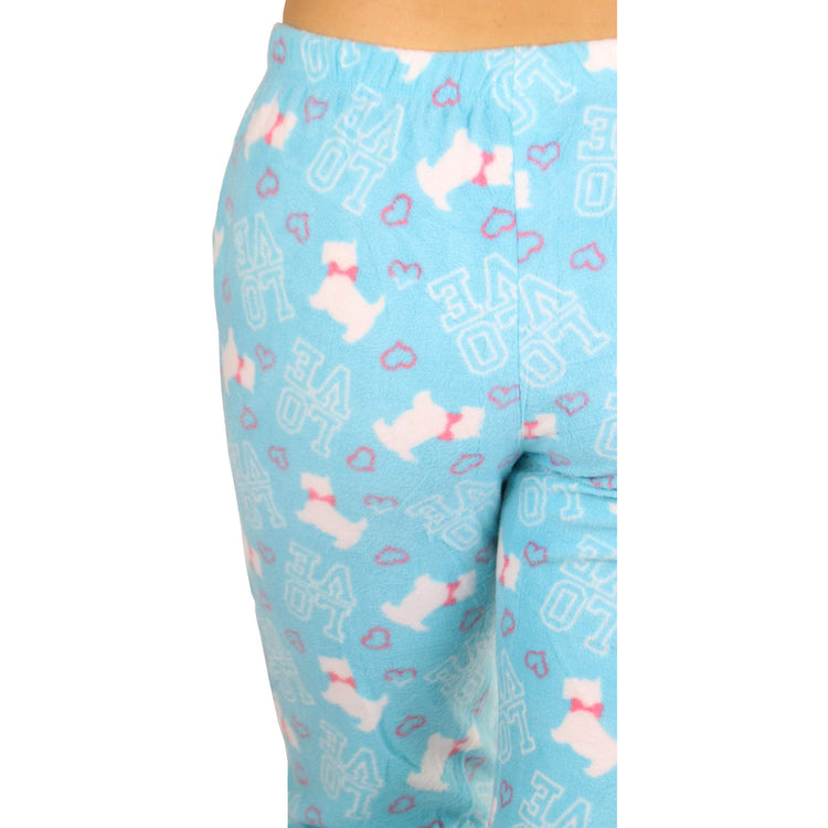 Women's Classic Poly Fabric Ankle Length Pajama Bottoms
