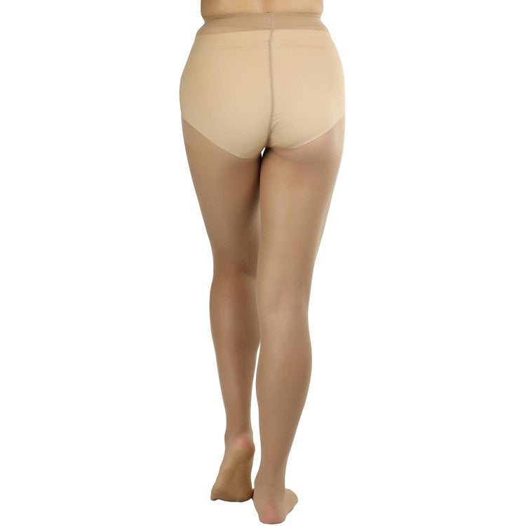 Women's Pack of 6 Plain Full Length Pantyhose