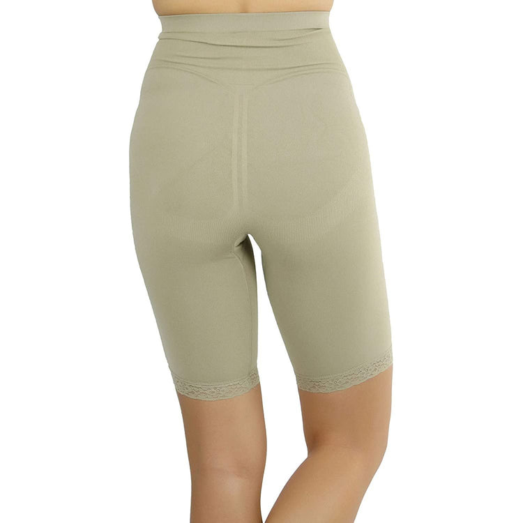 ToBeInStyle Women's High Waisted Body Shaper Shorts