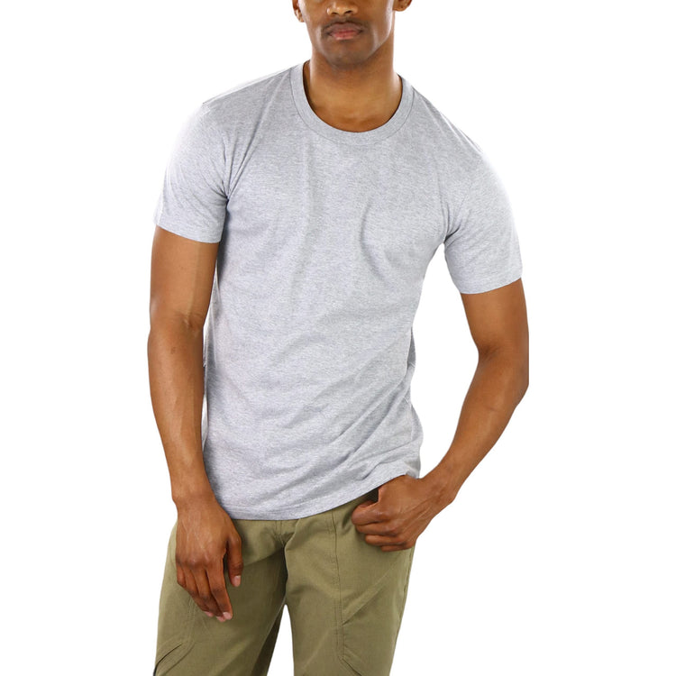 Men's Plain Crew Neck T-Shirt