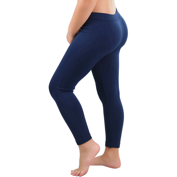 Girl’s Fun Seamless Poly Blend Lightweight Opaque Capri Tights
