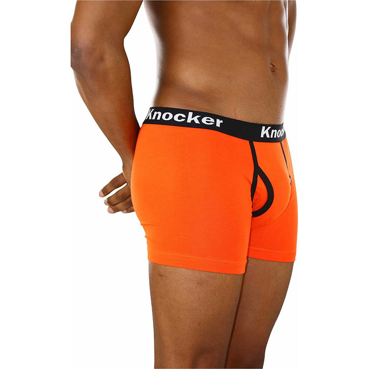 Men's Pack of 6 Cotton-Spandex Blend Boxer Briefs