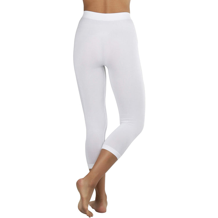 Women’s Capri Length Seamless Lightweight Stretch Leggings