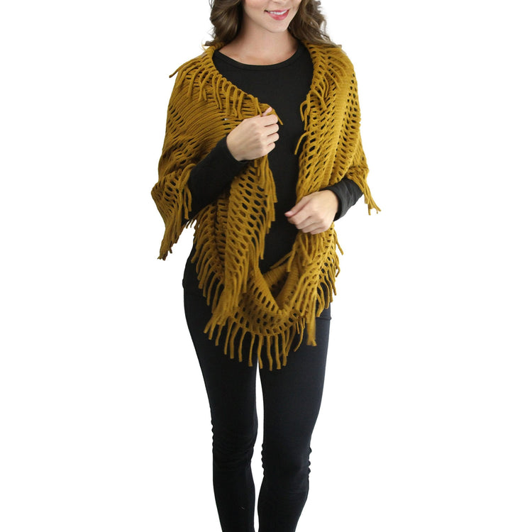 Women's Winter Super Warm Chunky Oversized Infinity Scarves
