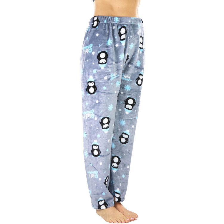 Women's Poly Fabric Ankle Length Pajama Bottoms