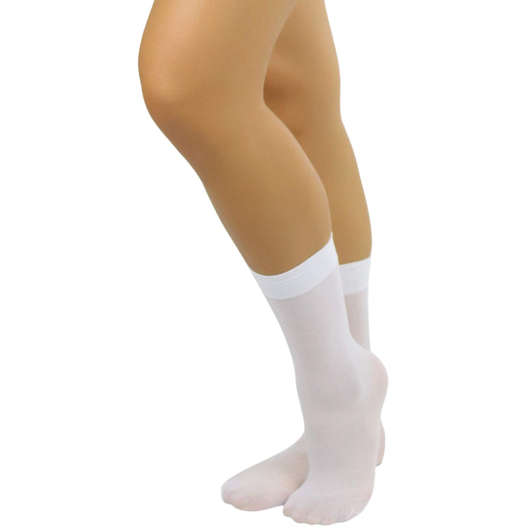 Women's Pack of 6 Solid Colored Trouser Ankle Socks