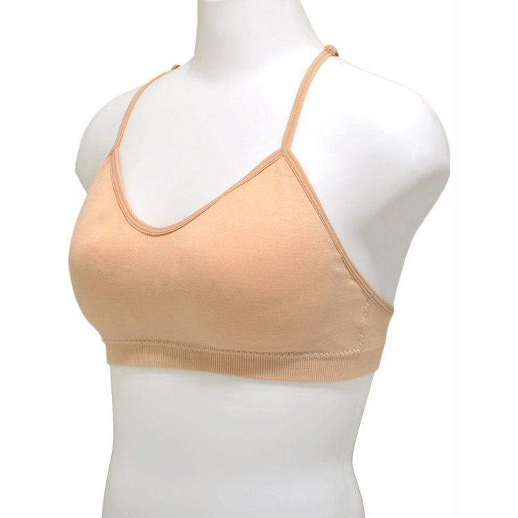 ToBeInStyle Junior Girls' Elegant Embroidered Mesh Detailed Bralette