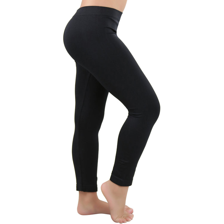 Girls' Nylon-Spandex Blend Full Length Leggings